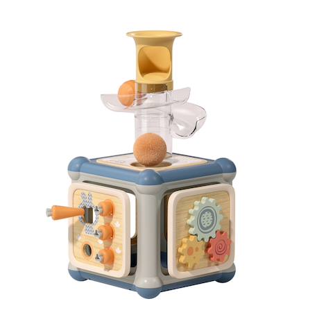 Cube de motricité 10 en 1 Bleu 1 - vertbaudet enfant 