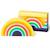 Arc-en-ciel en silicone multicolore Jaune 6 - vertbaudet enfant 