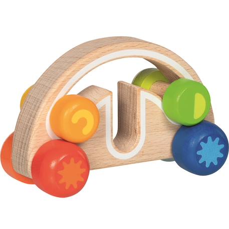 Voiture ronde à saisir Beige 1 - vertbaudet enfant 