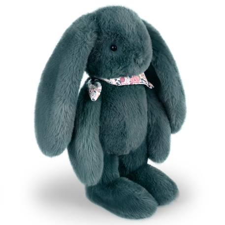 Peluche lapin fleurette 35 cm Blanc+Bleu+Orange+Rose+Vert 28 - vertbaudet enfant 