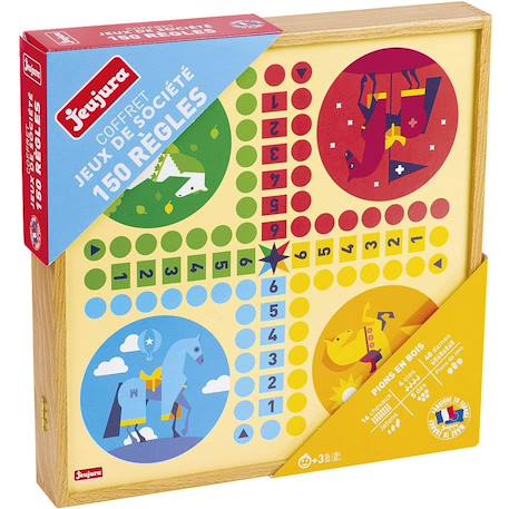 Coffret jeux de société 150 règles Beige 2 - vertbaudet enfant 