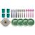 Set de repas en filet 22 pcs Vert 3 - vertbaudet enfant 