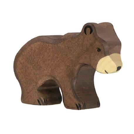 Figurine petit ours brun Marron 1 - vertbaudet enfant 