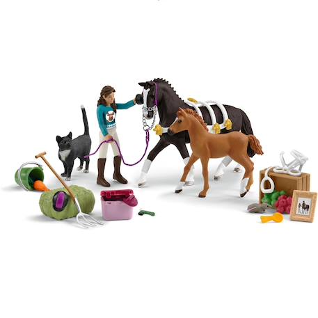 Calendrier de l'avent horse club 2 Violet 4 - vertbaudet enfant 