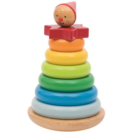 Clown peppo à empiler Rouge 2 - vertbaudet enfant 