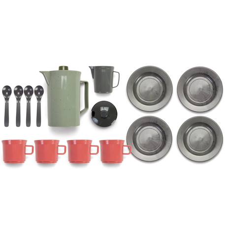 Set de café en filet 17 pcs Vert 2 - vertbaudet enfant 