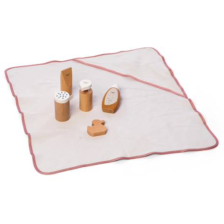Set de salle de bain - 7 pièces Beige 2 - vertbaudet enfant 