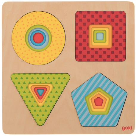 Puzzle à formes Beige 2 - vertbaudet enfant 