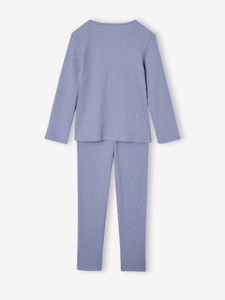 Lot de 2 pyjamas fille coeurs en côtes marine 7 - vertbaudet enfant 