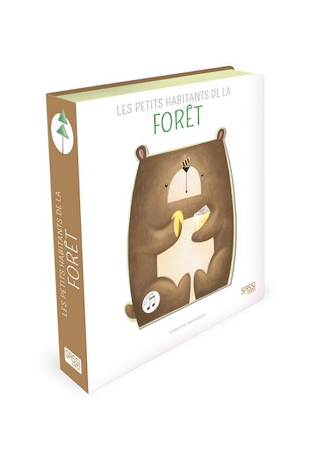 Livre sonore - les petits habitants de la forêt Blanc 1 - vertbaudet enfant 