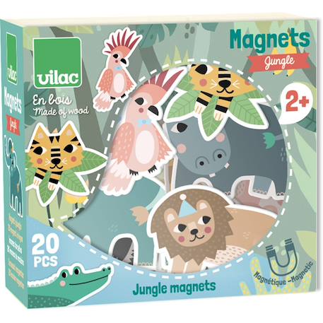 Magnets jungle michelle carlslund Bleu 1 - vertbaudet enfant 