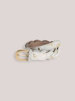 Ceinture tressée en cuir fille  - vertbaudet enfant