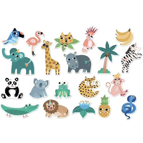Magnets jungle michelle carlslund Bleu 2 - vertbaudet enfant 