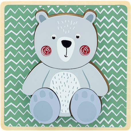 Mini-puzzles forêt Beige 4 - vertbaudet enfant 