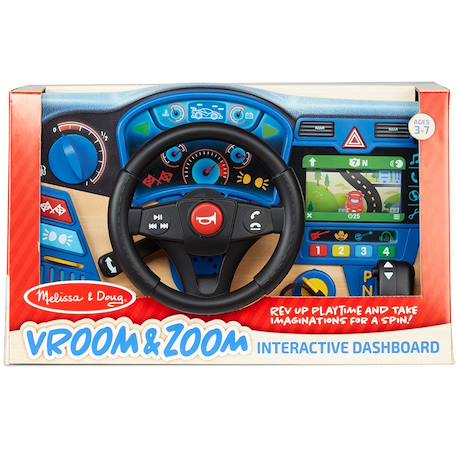 Tableau de bord interactif vroom & zoom Bleu 2 - vertbaudet enfant 