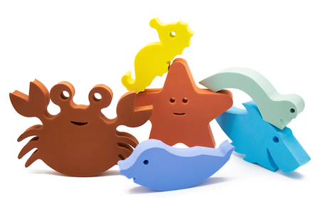 Waterfun set - 6 animaux Multi-coloured 1 - vertbaudet enfant 