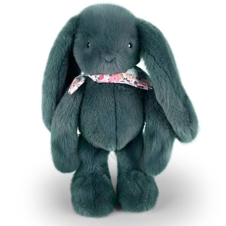 Peluche lapin fleurette 35 cm Blanc+Bleu+Orange+Rose+Vert 27 - vertbaudet enfant 