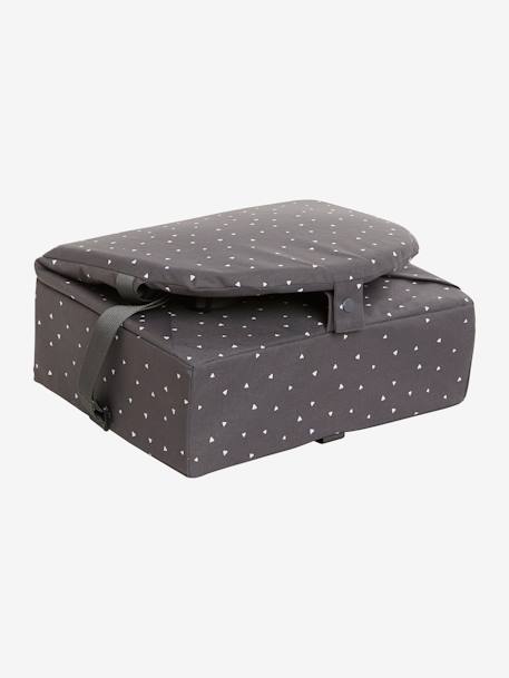 Rehausseur de chaise beige imprimé+Cherry+dans les bois+green forest+gris+Minisaurus+Mon coeur+Oies+rayé blanc 27 - vertbaudet enfant 