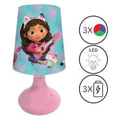 -Mini lampe de chevet veilleuse sans fil gabby et la maison magique