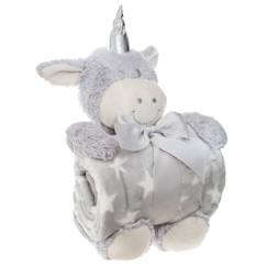 Linge de maison et décoration-Linge de lit enfant-Plaid peluche - licorne