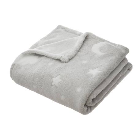 Plaid enfant Gris+Rose clair 1 - vertbaudet enfant 