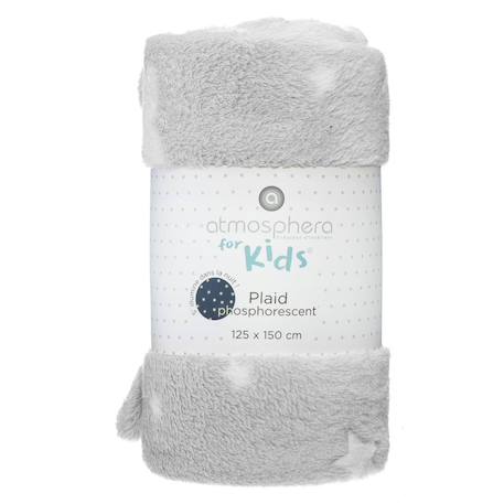 Plaid enfant Gris+Rose clair 2 - vertbaudet enfant 
