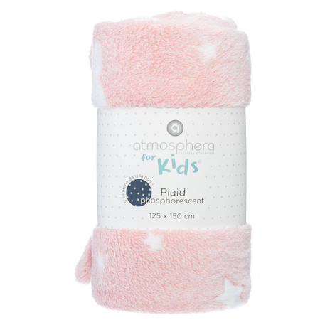 Plaid enfant Gris+Rose clair 7 - vertbaudet enfant 