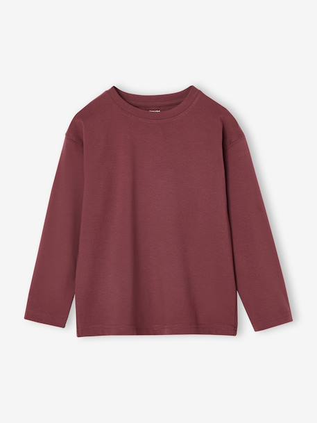 Lot 3 tee-shirts garçon unis terracotta 2 - vertbaudet enfant 