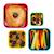 Lot de 4 boites gigognes ladybird Multicolore 4 - vertbaudet enfant 