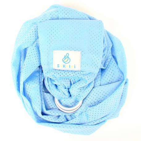 Porte-bébé sling sukkiri Blanc+Bleu+Bleu ciel+Gris+Parme+Rose+Vert menthe 14 - vertbaudet enfant 
