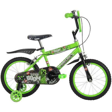 Vélo enfant minecraft 16' vert Vert 2 - vertbaudet enfant 