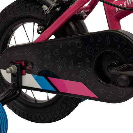 Vélo enfant huffy so sweet 12' Rose 3 - vertbaudet enfant 