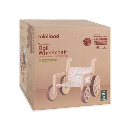 Chaise roulante pour poupées Bois 5 - vertbaudet enfant 
