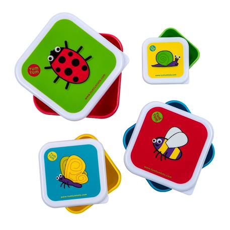 Lot de 4 boites gigognes ladybird Multicolore 2 - vertbaudet enfant 