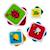 Lot de 4 boites gigognes ladybird Multicolore 2 - vertbaudet enfant 
