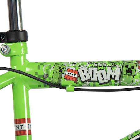 Vélo enfant minecraft 16' vert Vert 4 - vertbaudet enfant 
