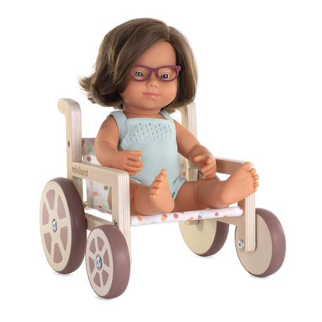 Chaise roulante pour poupées Bois 2 - vertbaudet enfant 