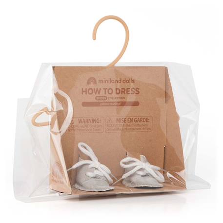 Chaussures pour poupée 21 cm Gris 2 - vertbaudet enfant 