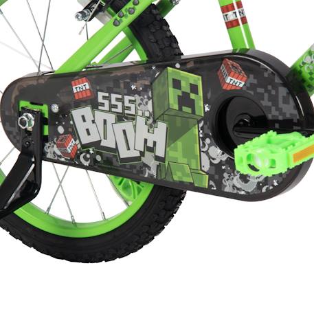 Vélo enfant minecraft 16' vert Vert 3 - vertbaudet enfant 