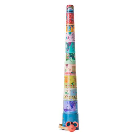 Cubes empilables mystery castle Orange 1 - vertbaudet enfant 