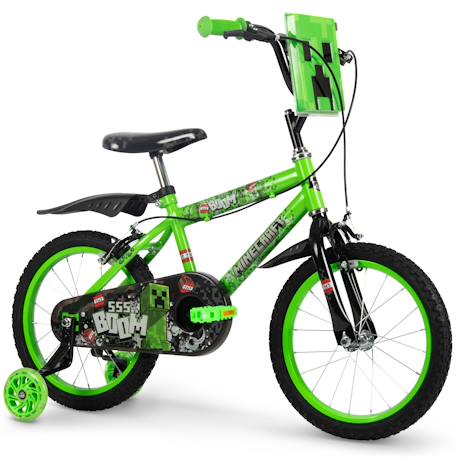 Vélo enfant minecraft 16' vert Vert 1 - vertbaudet enfant 