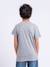 T-shirt manches courtes col rond pur coton noumick garçon Bleu marine+Gris+Kaki 6 - vertbaudet enfant 