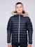 Doudoune capuche ziltou garçon Bleu marine+Kaki 1 - vertbaudet enfant 