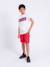 T-shirt manches courtes col rond pur coton nomary garçon Blanc+Jaune+Rouge 4 - vertbaudet enfant 