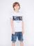 T-shirt col rond motifs nadimo garçon Gris clair 1 - vertbaudet enfant 