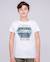 T-shirt col rond pur coton nibou garçon Blanc+Jaune+Vert 1 - vertbaudet enfant 