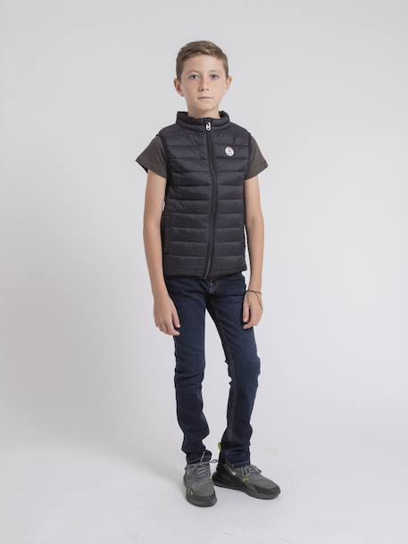 Doudoune sans manche zernes garçon ii Bleu acier+Bleu marine+Gris clair+Noir+Vert foret 16 - vertbaudet enfant 
