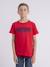 T-shirt col rond pur coton notelox garçon Blanc+Jaune+Rouge 9 - vertbaudet enfant 