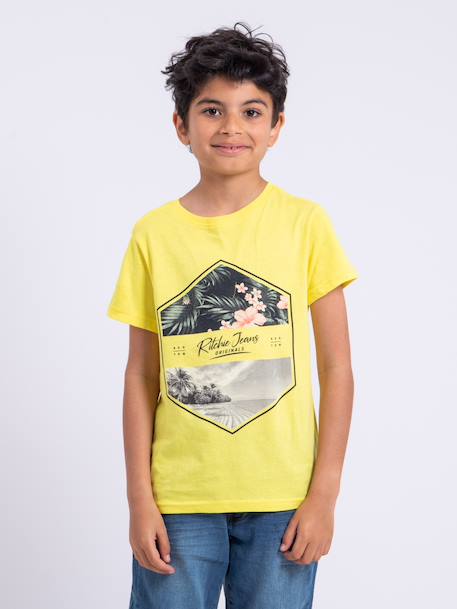 Garçon-T-shirt manches courtes col rond pur coton numadoc garçon