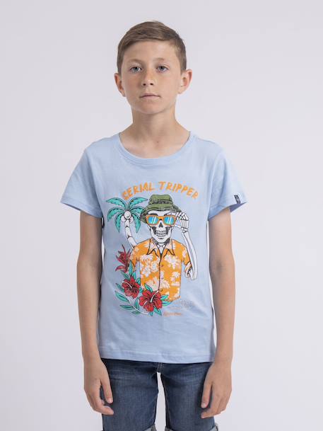 Garçon-T shirt col rond pur coton nulrik garçon
